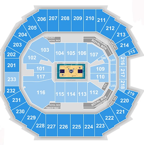 Spectrum Seating Chart With Rows