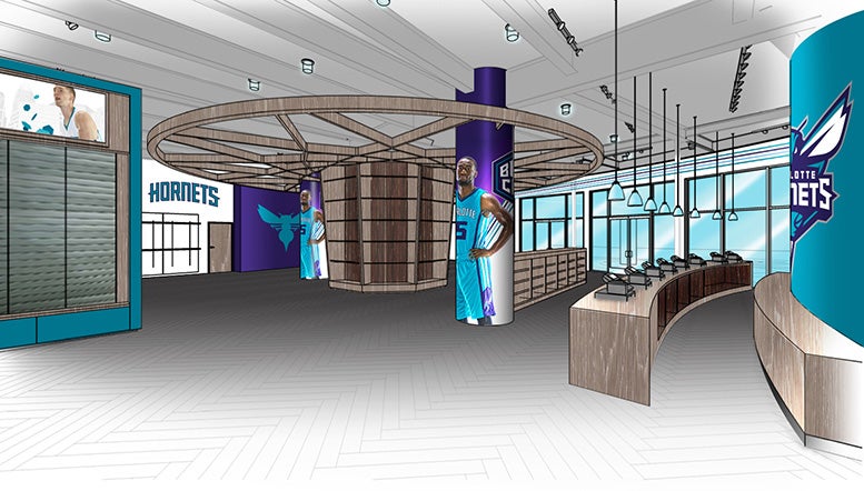 Hornets Fan Shop  Spectrum Center Charlotte