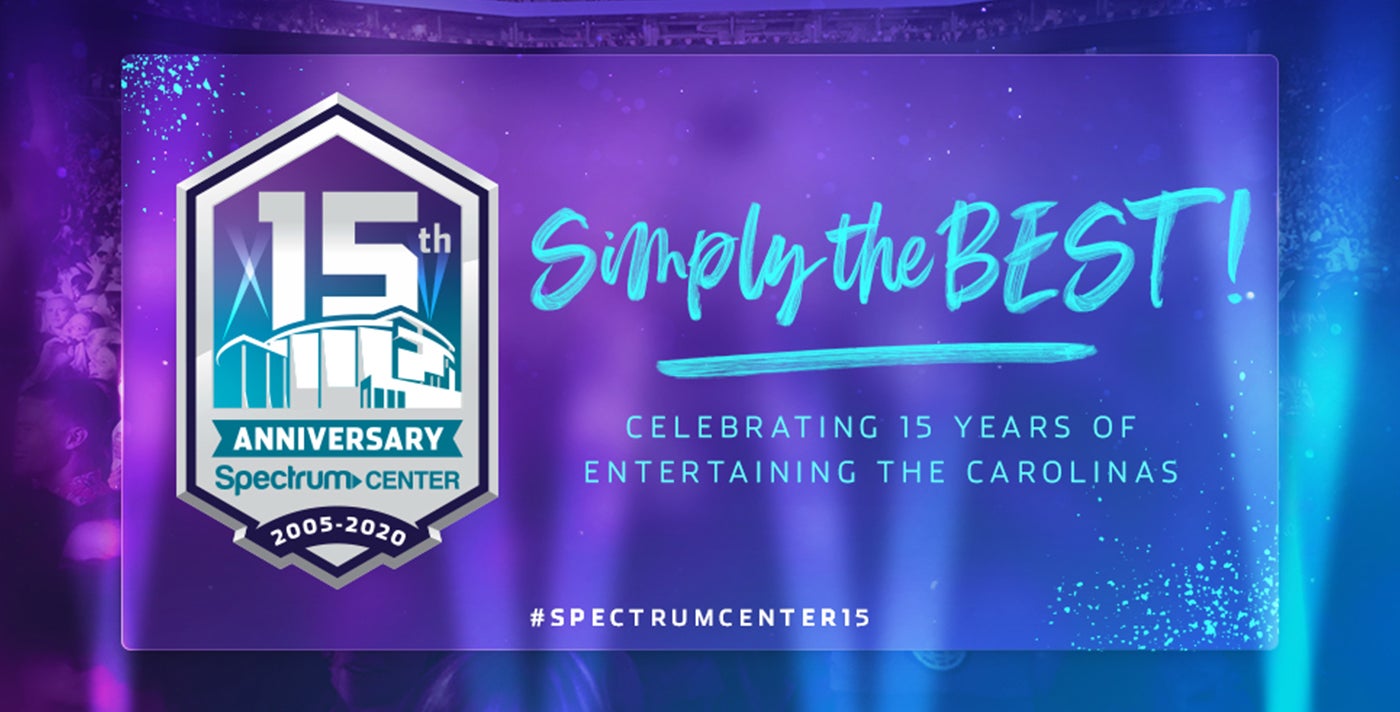 Spectrum Center Celebrates 15th Anniversary