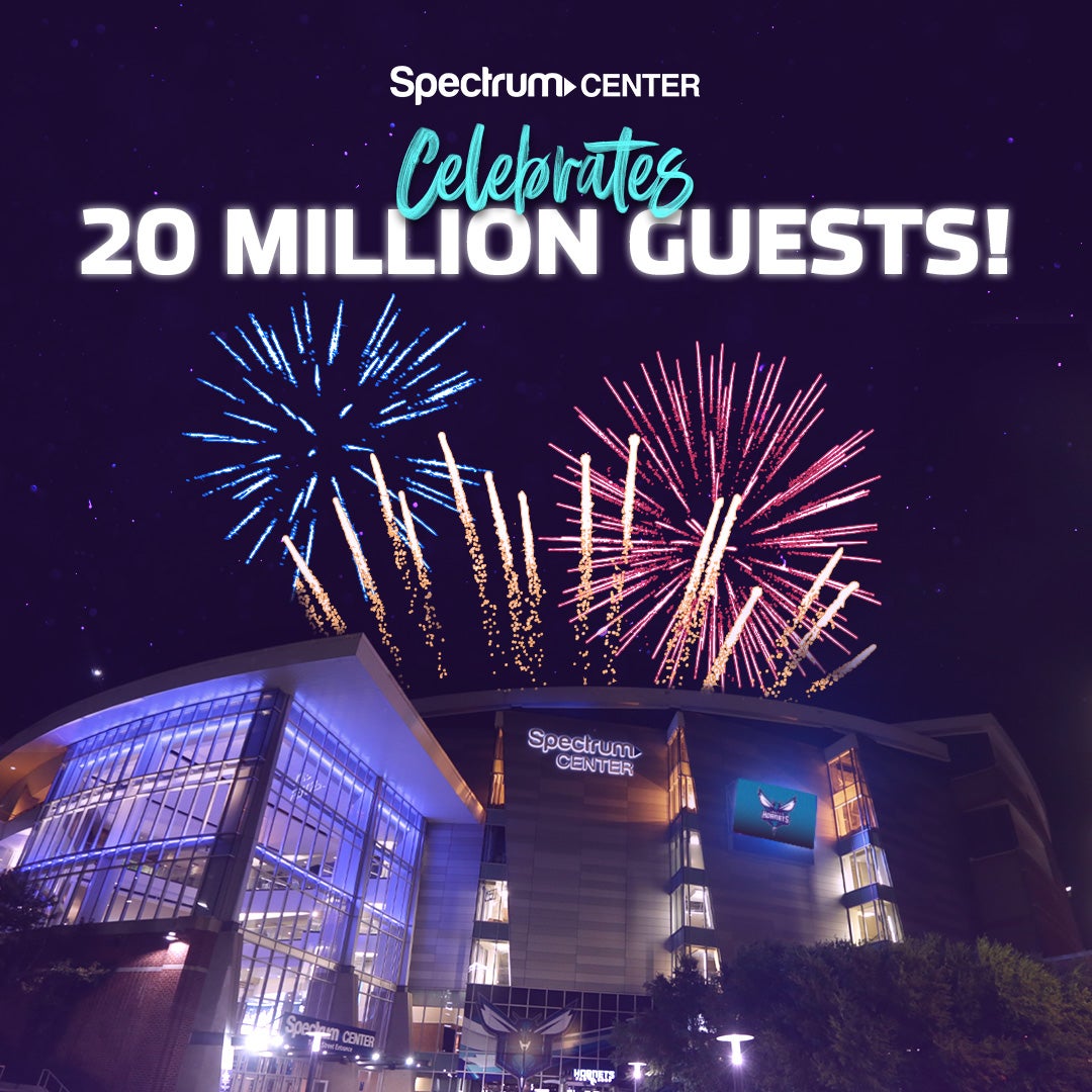 Hornets Sports & Entertainment Preparing to Welcome 20 Millionth Guest to Spectrum Center on Saturday