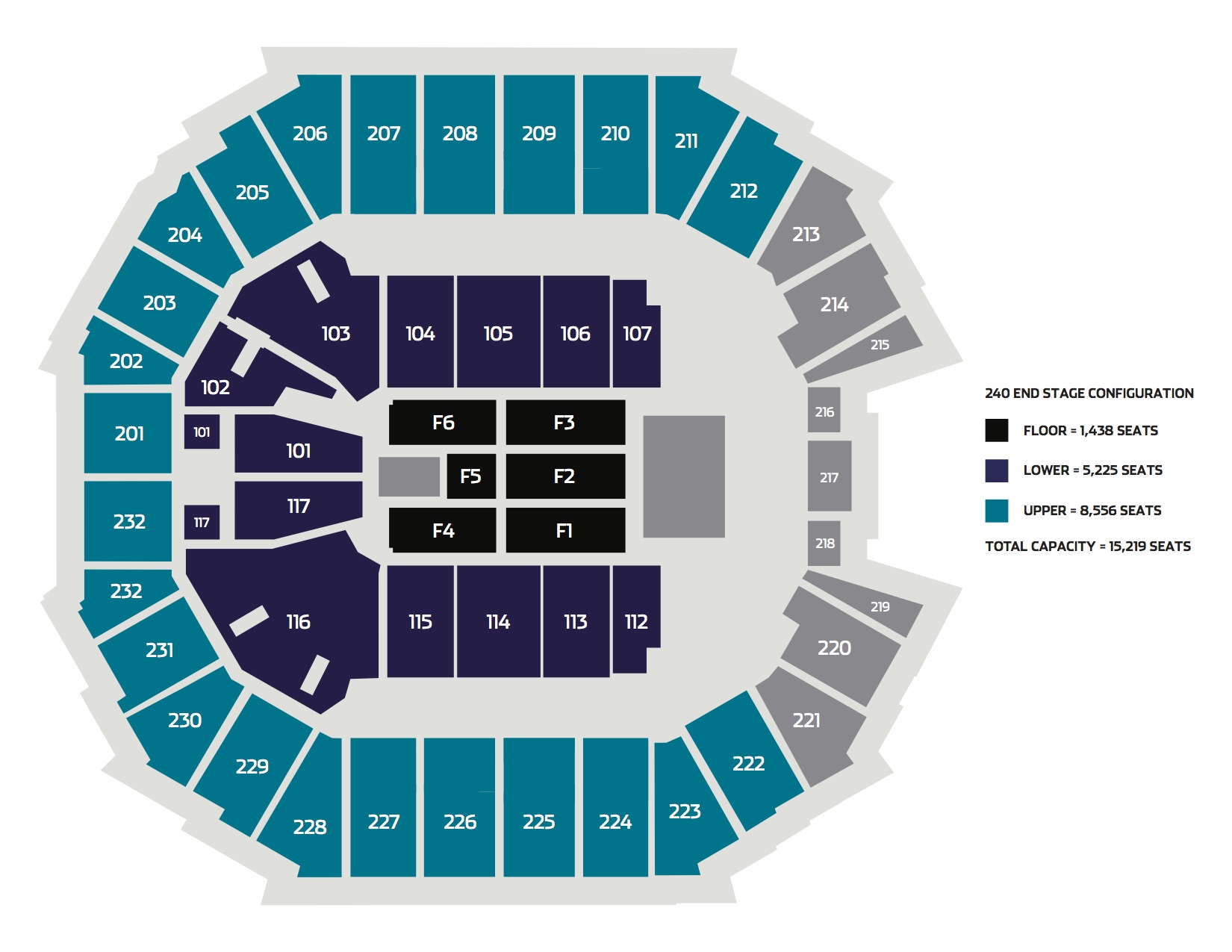 Spectrum Center Seating Chart With Rows