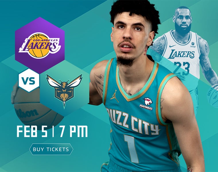 vs Lakers Spectrum Center Charlotte