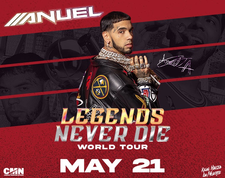 Presale has officially begun for Anuel: Legends Never Die Tour! Use code  LEGENDS to purchase your tickets. #SpectrumCenterCLT #AnuelAA…