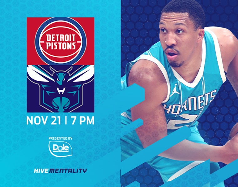 Charlotte Hornets vs Detroit Pistons | Spectrum Center Charlotte