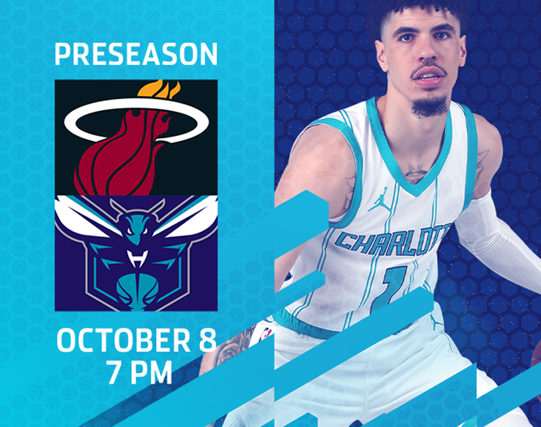 Charlotte Hornets vs Miami Heat | Spectrum Center Charlotte