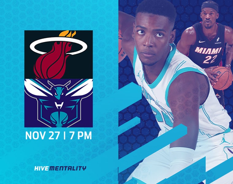 Charlotte Hornets vs Miami Heat | Spectrum Center Charlotte