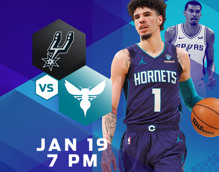 vs Spurs Spectrum Center Charlotte