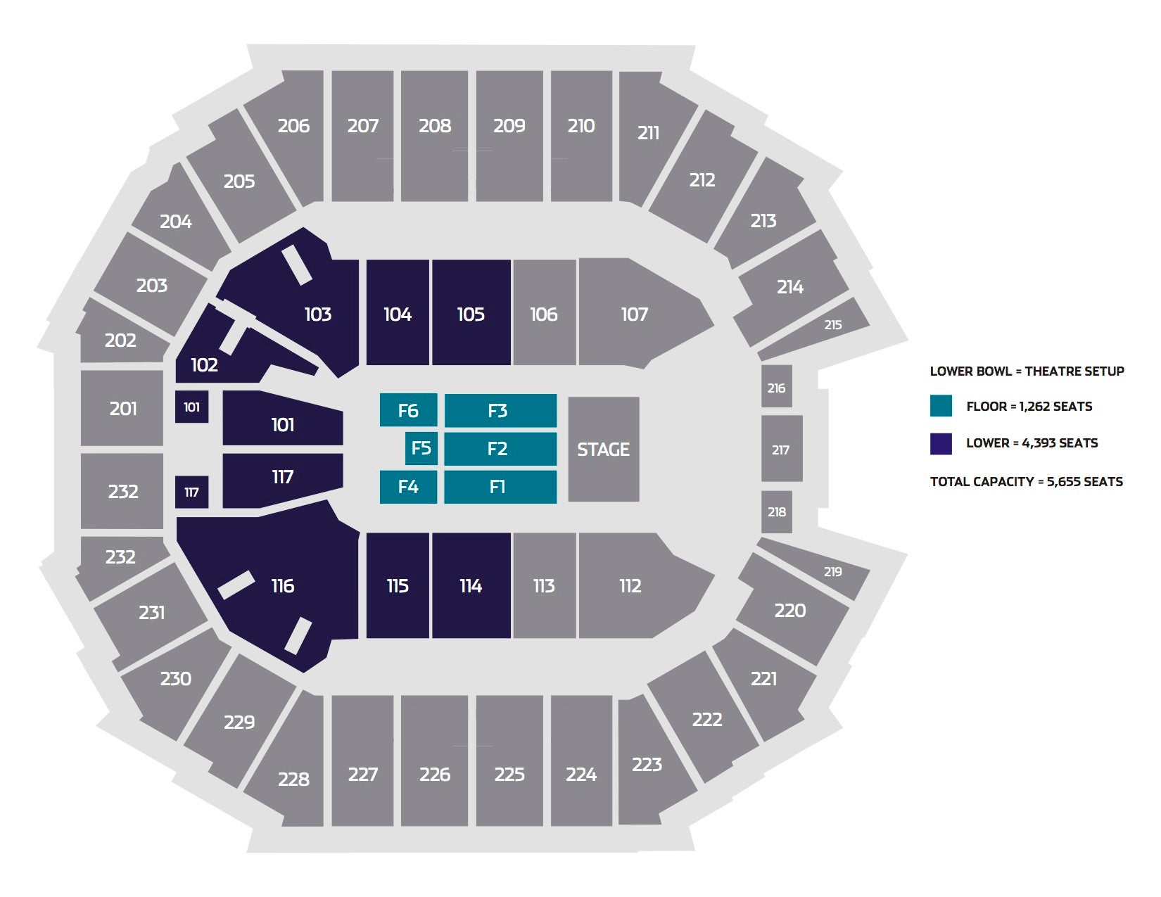 Spectrum Theater Seating Chart