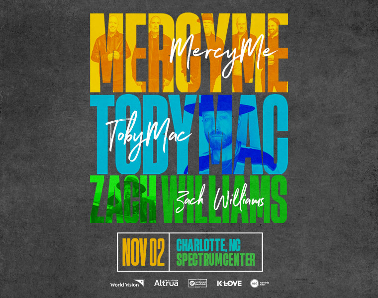 Tobymac Mercyme Zach Williams Tour 2024 Christian Music
