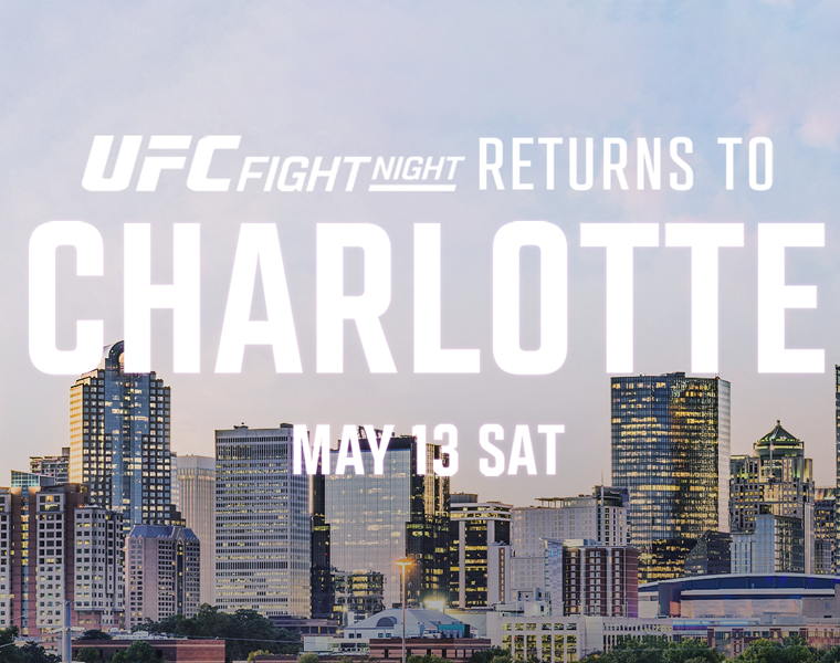 UFC returning to Charlotte with Fight Night in May