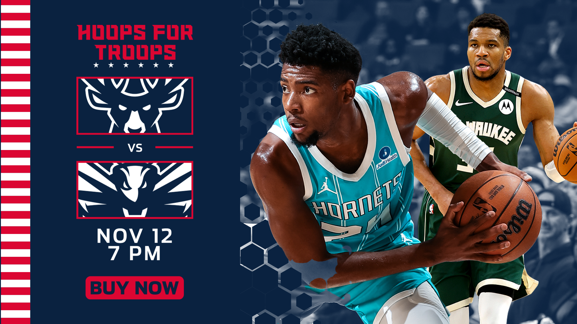 Charlotte Hornets vs Milwaukee Bucks